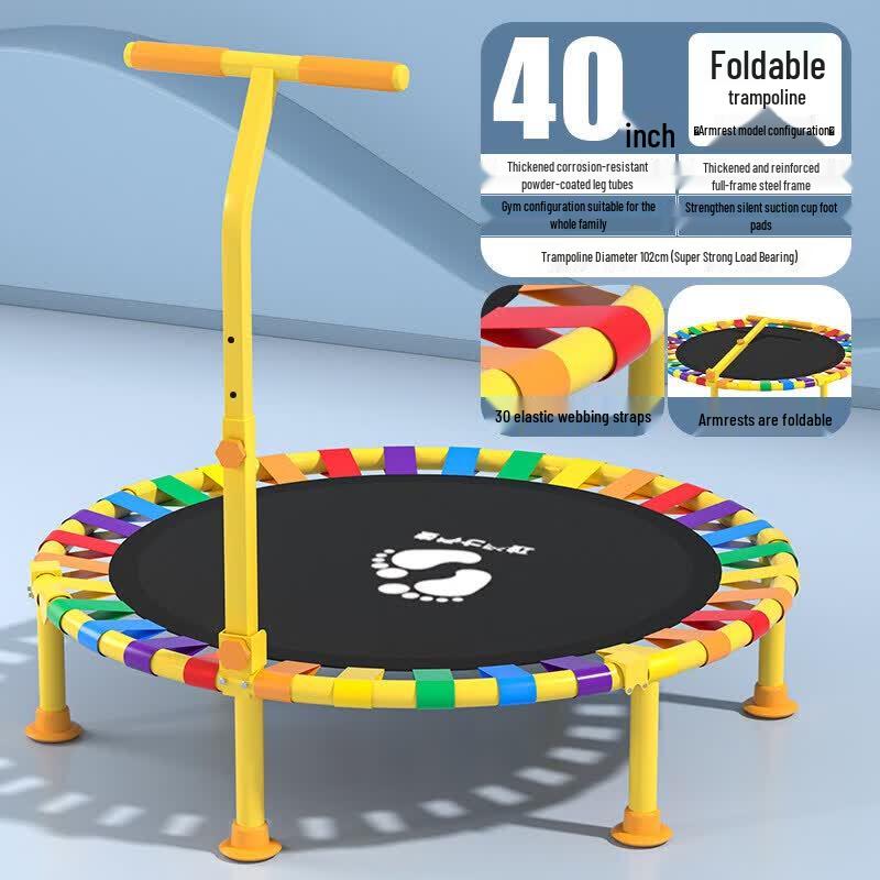 Brangdy Children's Foldable Fitness Trampoline
