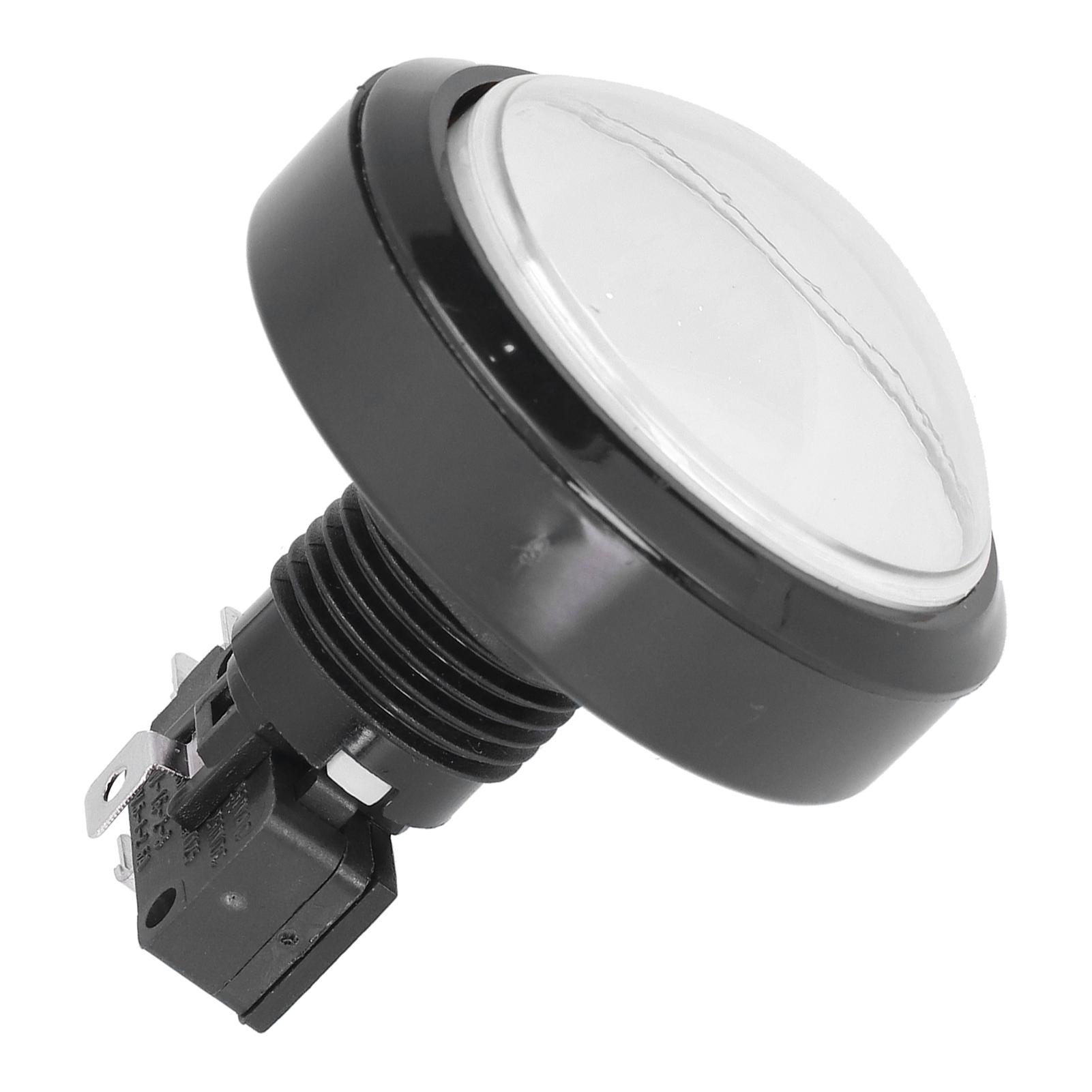 60mm Big Convex Button 2‑Foot   Button with LED Light for Crane Machine Game Console