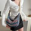 Fashionable Retro Crossbody Bag  Ethnic Style Single Shoulder Tote Bag