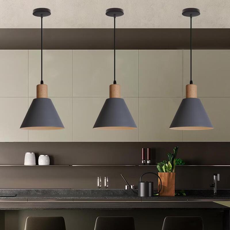 Oeny Simple Macaron Single-Head Pendant Light