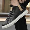 Fashion Men White Outdoor Boots Comfortable  Boots Men Outdoor High Quality Leather Ankle Boots Fashion Comfortable Waterproof Men Shoes