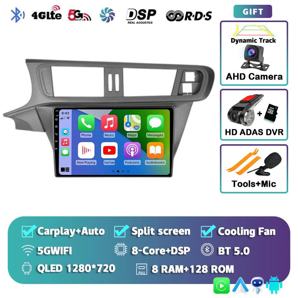 Android 14 Carplay Auto For Citroen C3-XR 2010-2018 Car Radio Multimedia Video Player Navigation GPS Stereo Head Unit Wifi+4G BT