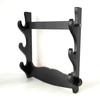 1/2/3 Tiers Wall Mount Sword Stand Black Brown Japanese Katana Holder Samurai Sword Knife Display Stand Living Room Decoration