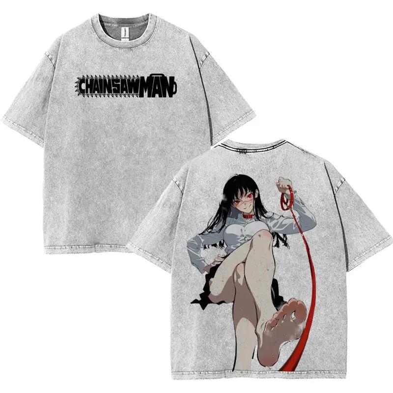 Katsuki Bakugou Graphic T-shirt My Hero Academia Anime Washed Oversized T Shirt Men Women Clothing Pure Cotton Short Sleeve Tees