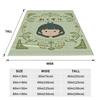 Maomao Anime Blanket The Apothecary Diaries Flannel Vintage Soft Throw Blankets for Home Restaurant Autumn/Winter,