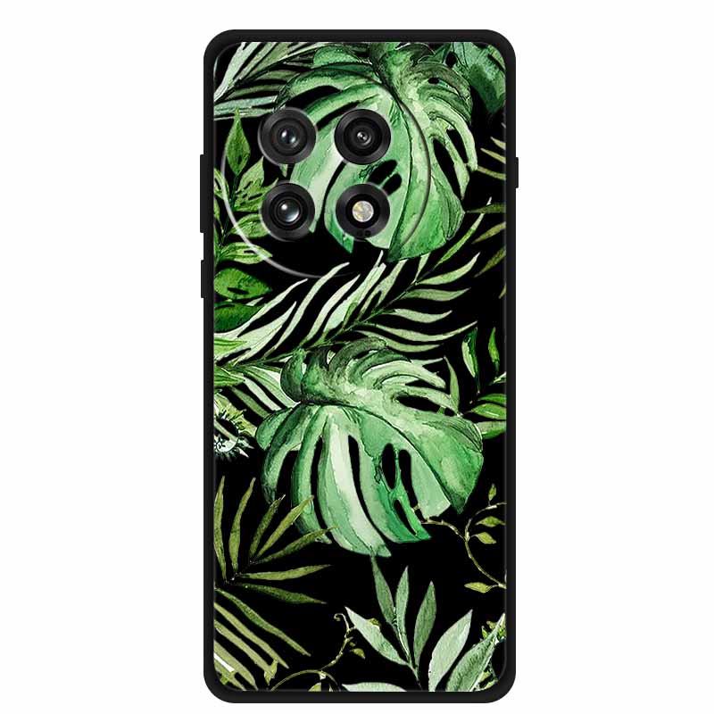 Black Silicone Case For OnePlus 13 5G Case Cartoon Cat Soft Back Cover For OnePlus Ace5 5G Ace 5 Pro 13R Phone Case Shell Coque