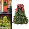 Vibrant Christmas Tree Wreath Decorative Hanging Ornament For Festive Holiday Home