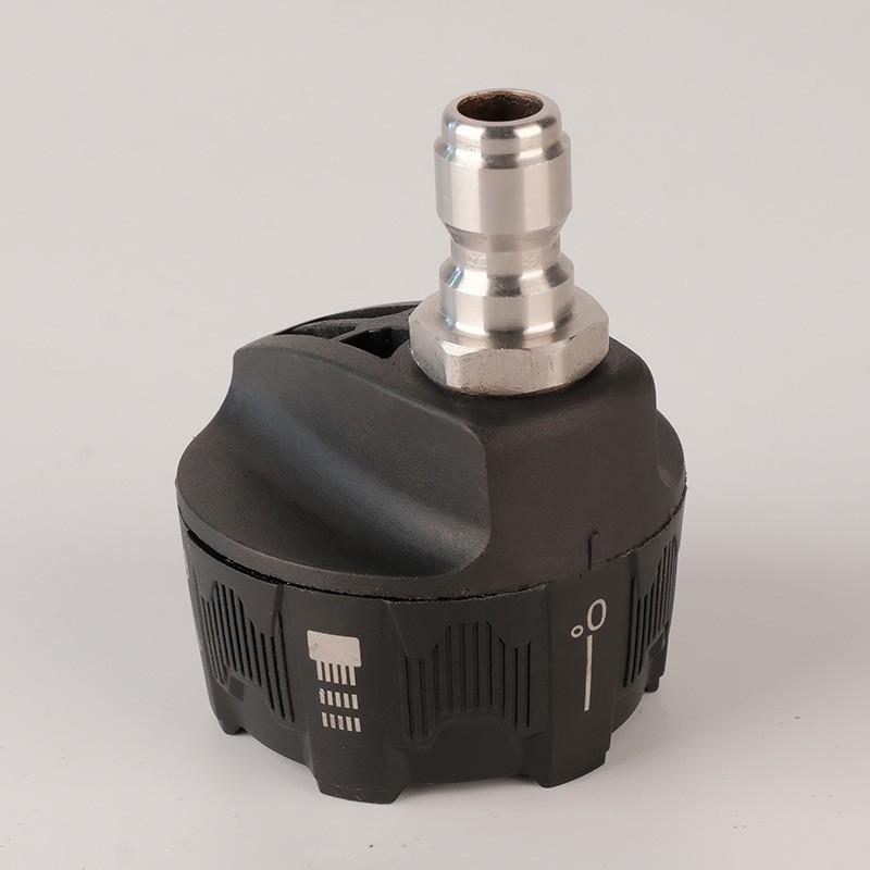 Ugelli Lancia Idropulitrice 6 in 1, Con Attacco Rapido da 1/4 di Pollice, Ugello Rotante a 0 15 25 40 Gradi per Irrigazione, Risciacquo, Sapone