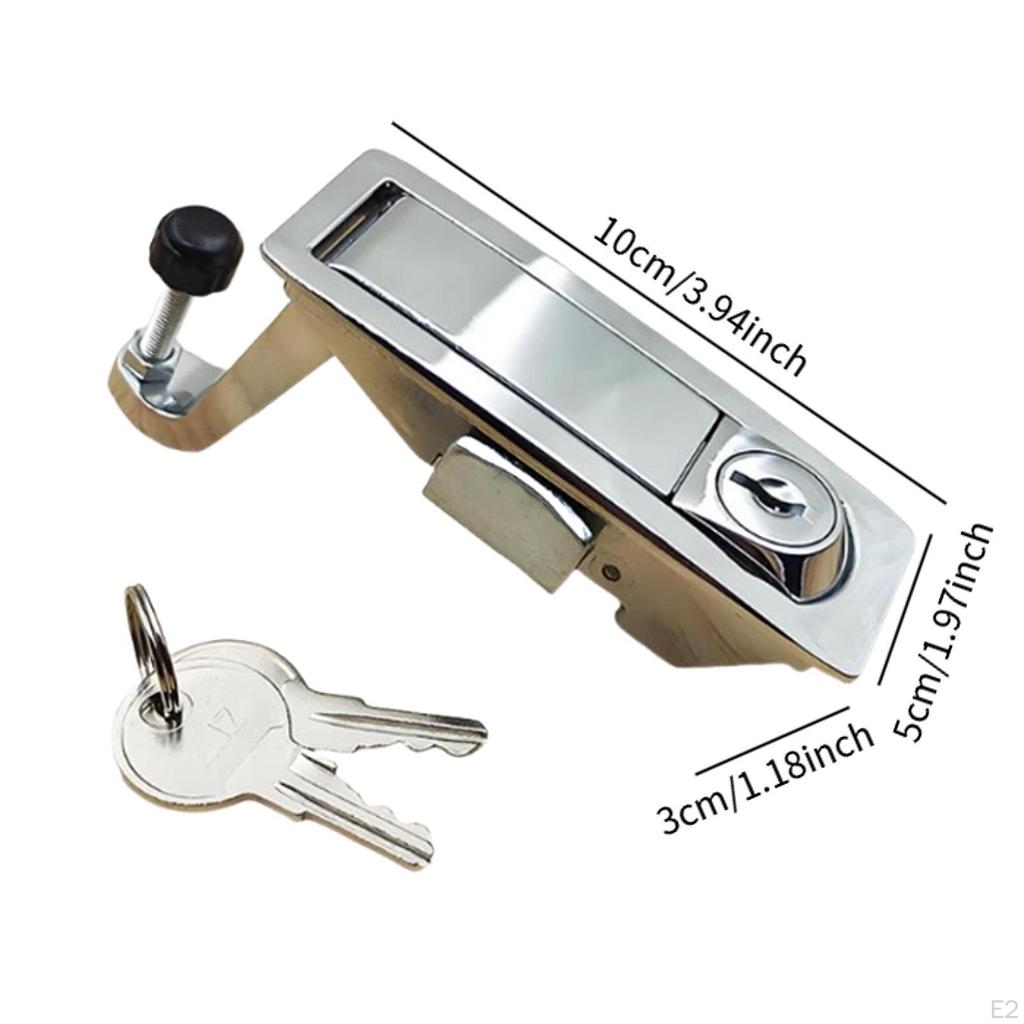 Zăvor de compresie cu chei, elegant, rezistent la uzură, ușor de utilizat, înlocuiește aliajul de zinc pentru remorci