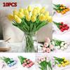 10XArtificial False Tulip Flower Fake Flower Bouquet Home Wedding Decor