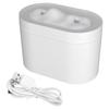 Dual Spray Air Humidifier 800ML Adjustable Moisturizing USB Desktop Air Humidifier for Home White