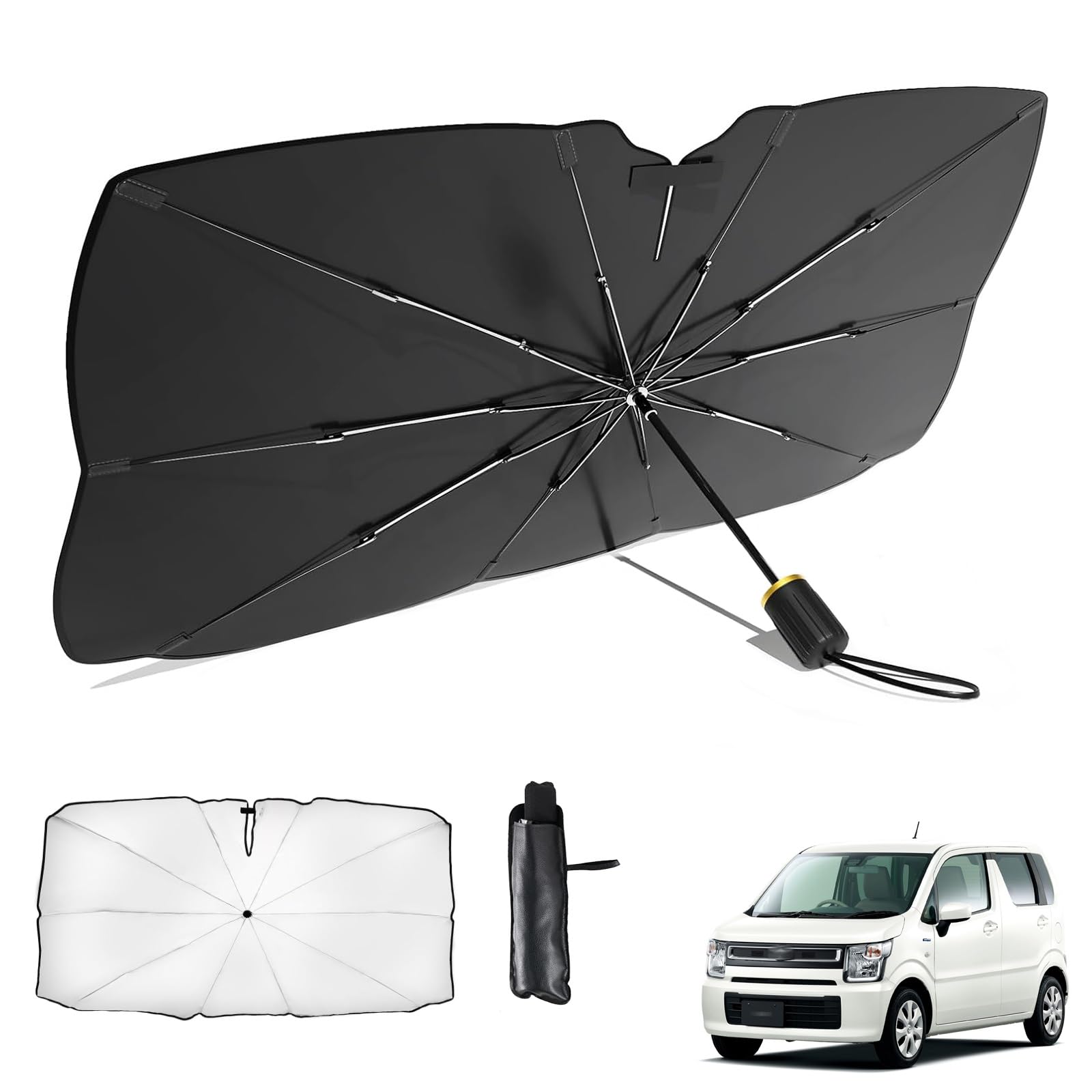 

Mazda Flare MJ55S, MJ95S, March 2017 - Present 10 Ribs, Rearview Mirror Opening, Car Flare 2nd generation