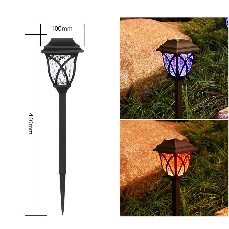 

Мини-солнечные светодиодные садовые фонари из нержавеющей стали, уличные солнечные фонари для дорожек, дворовые ландшафтные фонари разноцветный