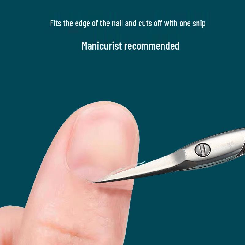 Ukrainian-Russian Style Angled Cuticle Nipper - Ultra Sharp, Six-Sided Blade for Removing Cuticles and Hangnails
