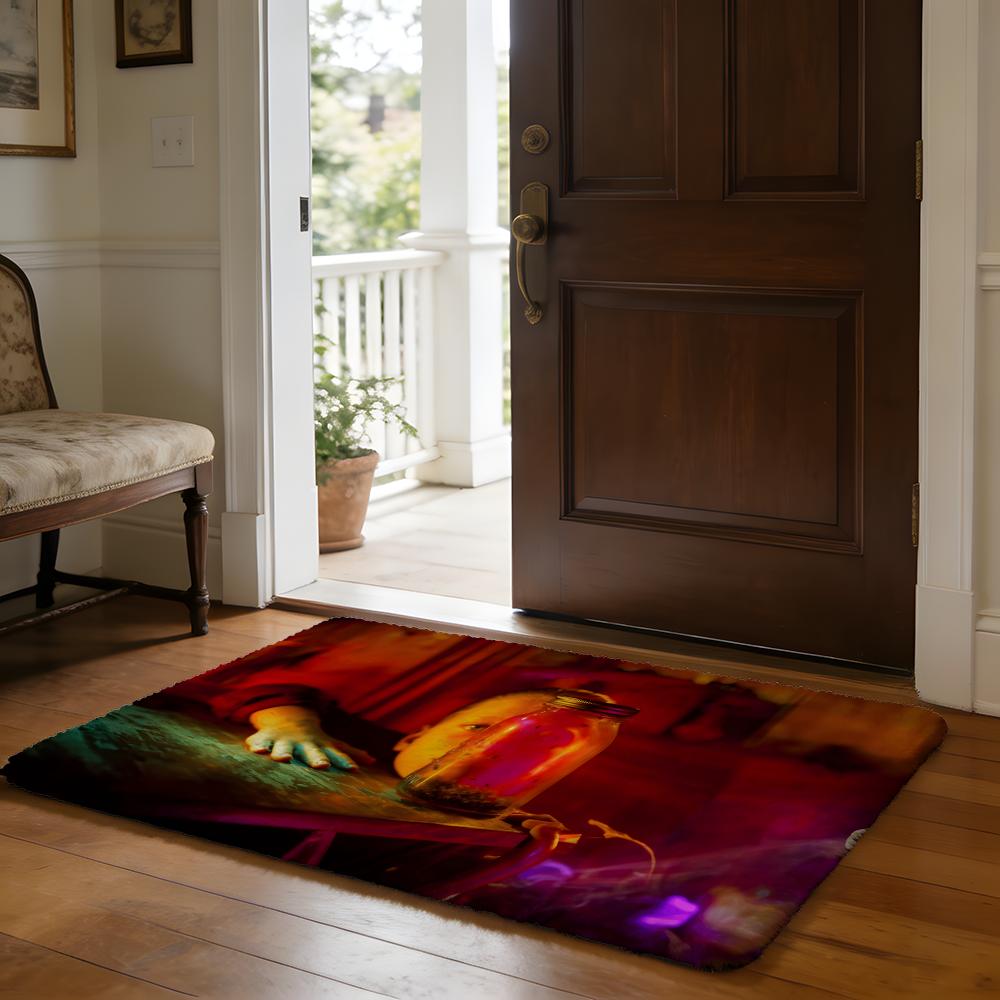Retro Music Alice In Chains Floor Mat Soft Flannel Absorbent Mat Non-Slip Rug Home Bedroom Bathroom