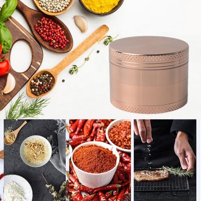 Yousheng Grinder Metall-Kräutermühle 1,6/2,5 Zoll Gewürzmühle Tragbarer Gewürzmixer zum Mahlen von getrockneten Chilischoten