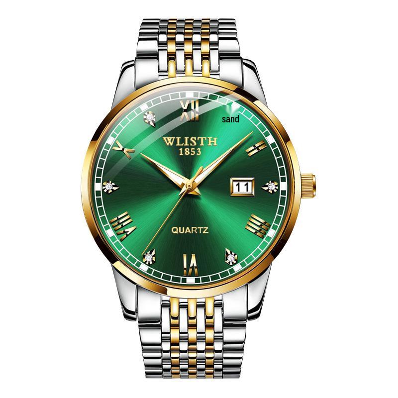Wolis Men's Waterproof Quartz Stainless Steel Automatic Watch