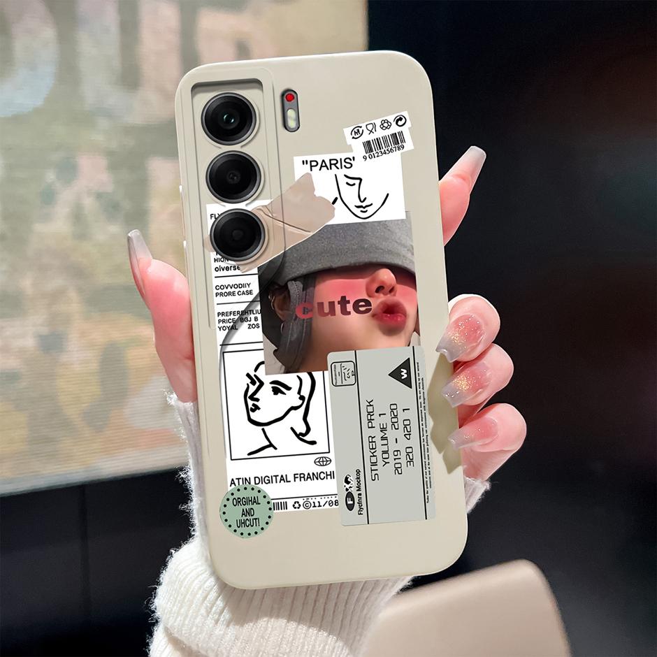 For Tecno Camon 40 Pro 4G 5G Case Cute Sweet Girls Cat Soft Silicone Protective Back Cover For TecnoCamon40 40Pro Fundas Bumper