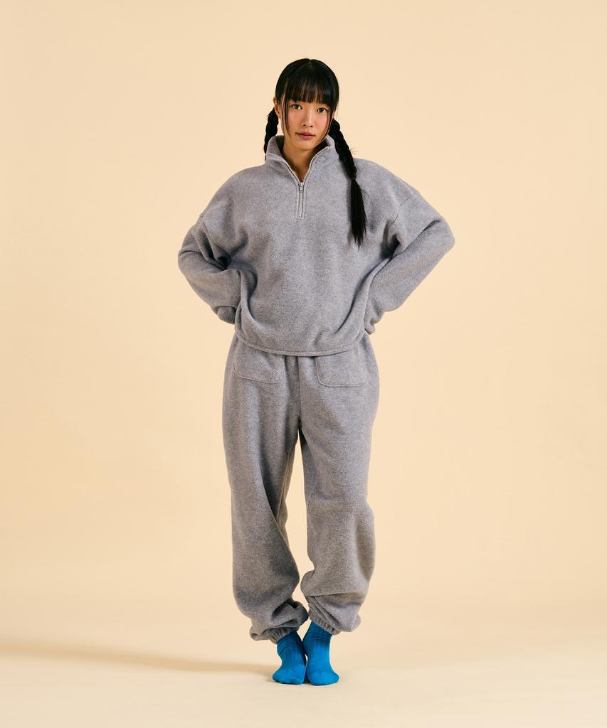 DHYANI Soft Hug Pocket Pants (Gray)