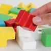Tetris-Themed Wooden Blocks Puzzle for Kids – Brain Teaser & Color Recognition Toy
