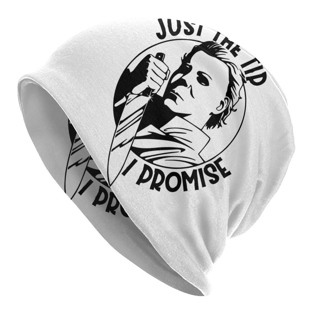 Michael Myers Knives Halloween Scary Movie Bonnet Beanie Knitted Hat Unisex Women Cool Winter Warm Skullies Beanies Cap for Ski