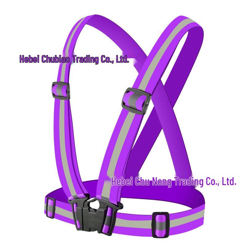 Reflective Elastic Safety Vest with Suspenders for Traffic and E-commerce