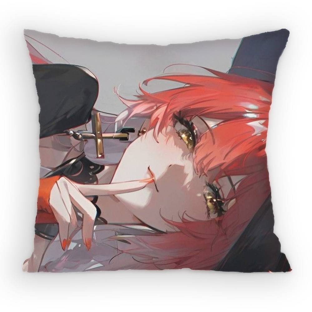 Open world Game Wuthering Waves Augusta Pillow Case Sofa Living Room for Bedroom car Headboard Cushion Square Cushion Nap Time