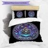 Cyberpunk Glass Pattern Bedding,Quilt Set Quilt Cover Pillowcase Home Birthday Gift (1 * duvet cover + 2 * pillowcase, without core)
