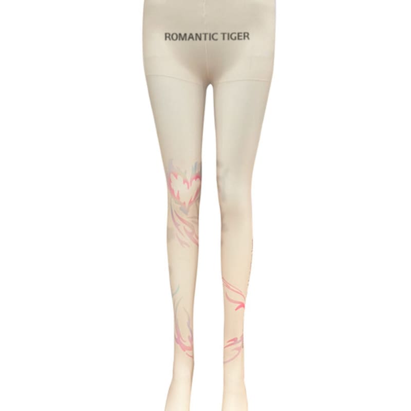 

Романтические колготки «Тигр, горящий страстью» Free