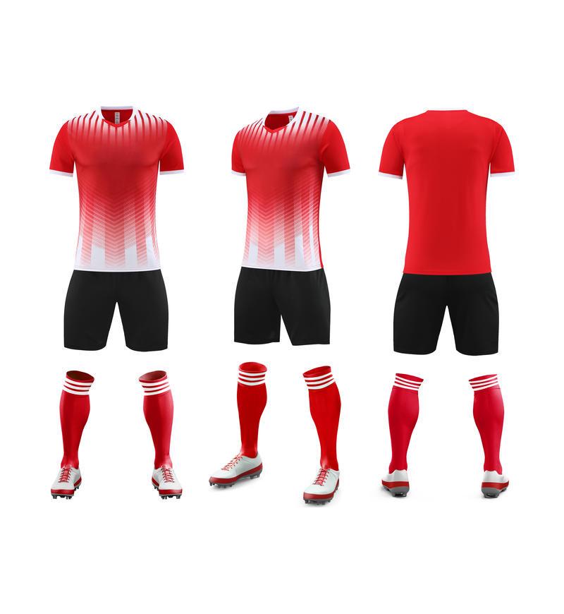 Custom Quick-Dry Football Uniform Set for Adults & Kids - Short Sleeve, Breathable Sportswear for Training & Match Play