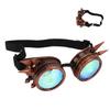 Halloween Kaleidoskop Rave Brille Regenbogen Kristallgläser Verstellbare Trippy Psychedelische Steampunk Brille