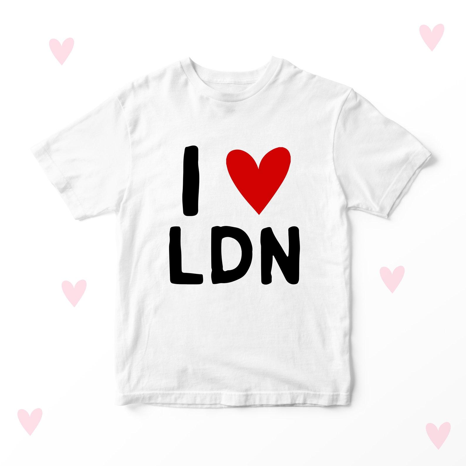 I Love LDN Kids T-shirt: Personalised London Souvenir 110