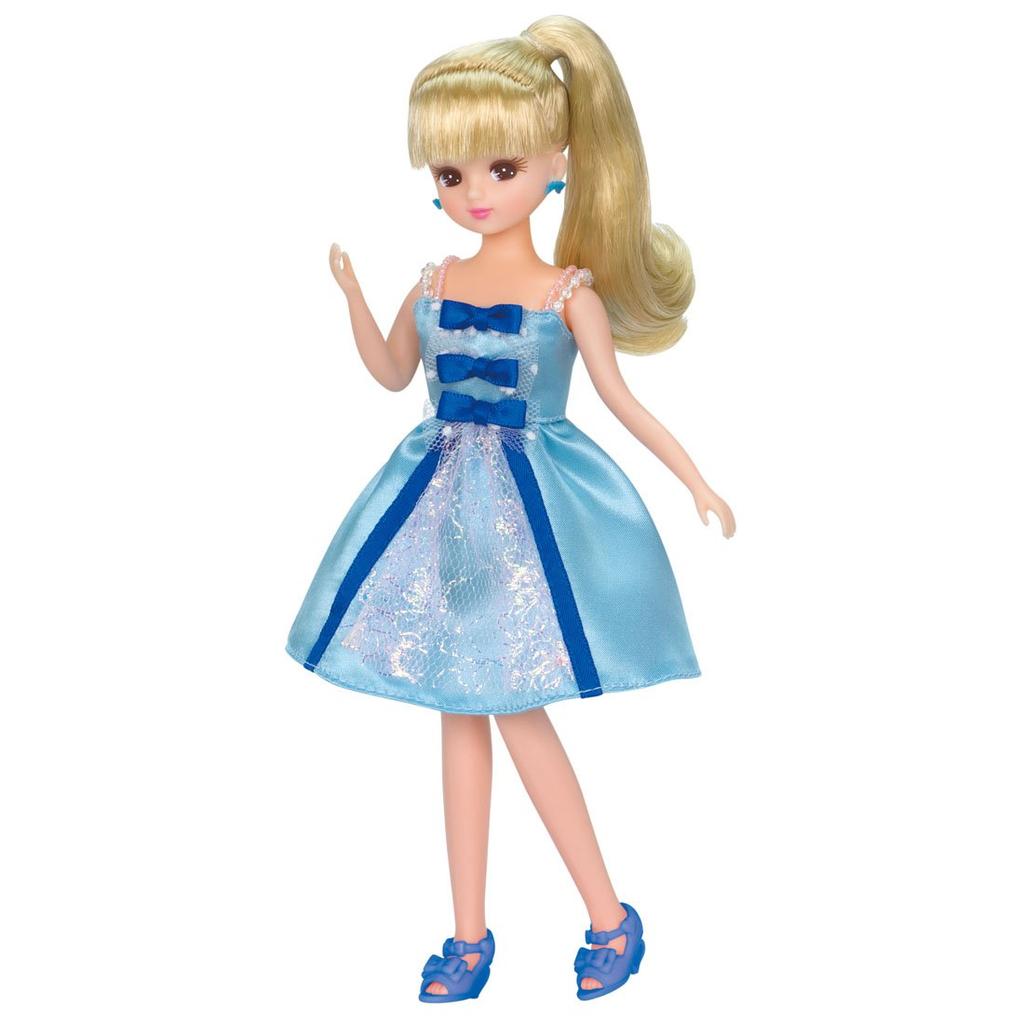 Dress Sky Blue Ribbon Licca-chan LW-02
