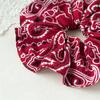 Elegant Two-Tone Scrunchies Fashion Large Hair Tie for Women Aesthetic Daily Hair Accessory