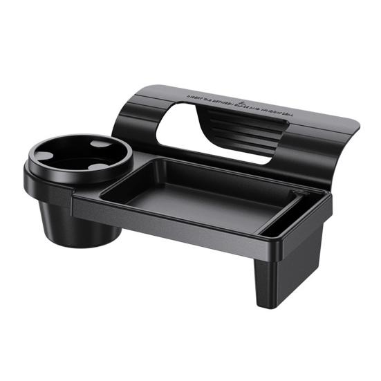 

Ящик для хранения на окно автомобиля, многофункциональный органайзер для хранения, экономящий место, подвесной ящик для хранения на боковой стороне двери автомобиля, для сотового телефона, стакана для воды, ключей чёрный