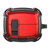 For Samsung Galaxy Buds3 Pro/Buds3 Case TPU+PC Earphones Cover with Lock Switch Carabiner Phone Stand