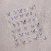 1Pcs 5D Embossed Aurora Butterfly Nail Art Stickers Self Adhesive Decals For Nails Decoration DIY 3D Acrylic Nail Supplies Parts