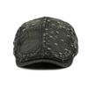 Denim Beret Women British Vintage Forward Cap Men's Peaked Cap