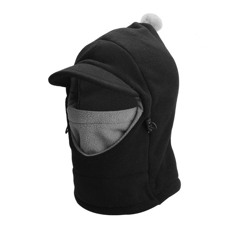 

Детские шапки Осень и зима мальчики и девочки шарф защита ушей интегрированная средние и старшие дети зимняя теплая ветрозащитная шапка шапка M