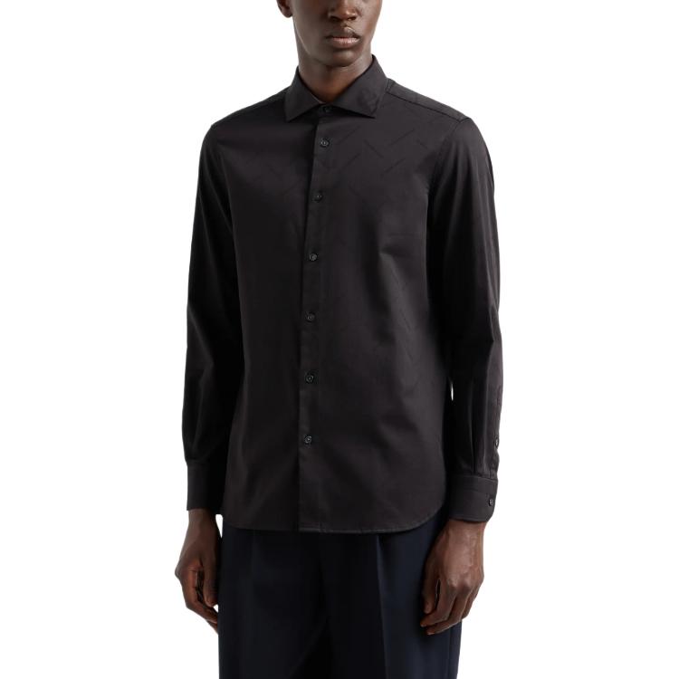 Emporio Armani Poplin Shirt 6D1C86-1NIUZ-F019