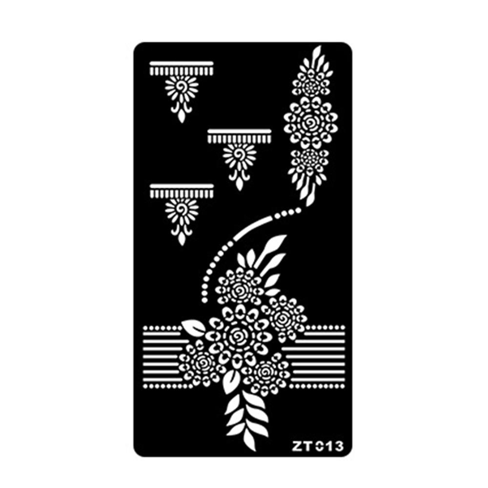Personalized India Temporary Tattoo Ethnic Style Black Tattoo Decals Arm Foot Tattoos  Women Lady