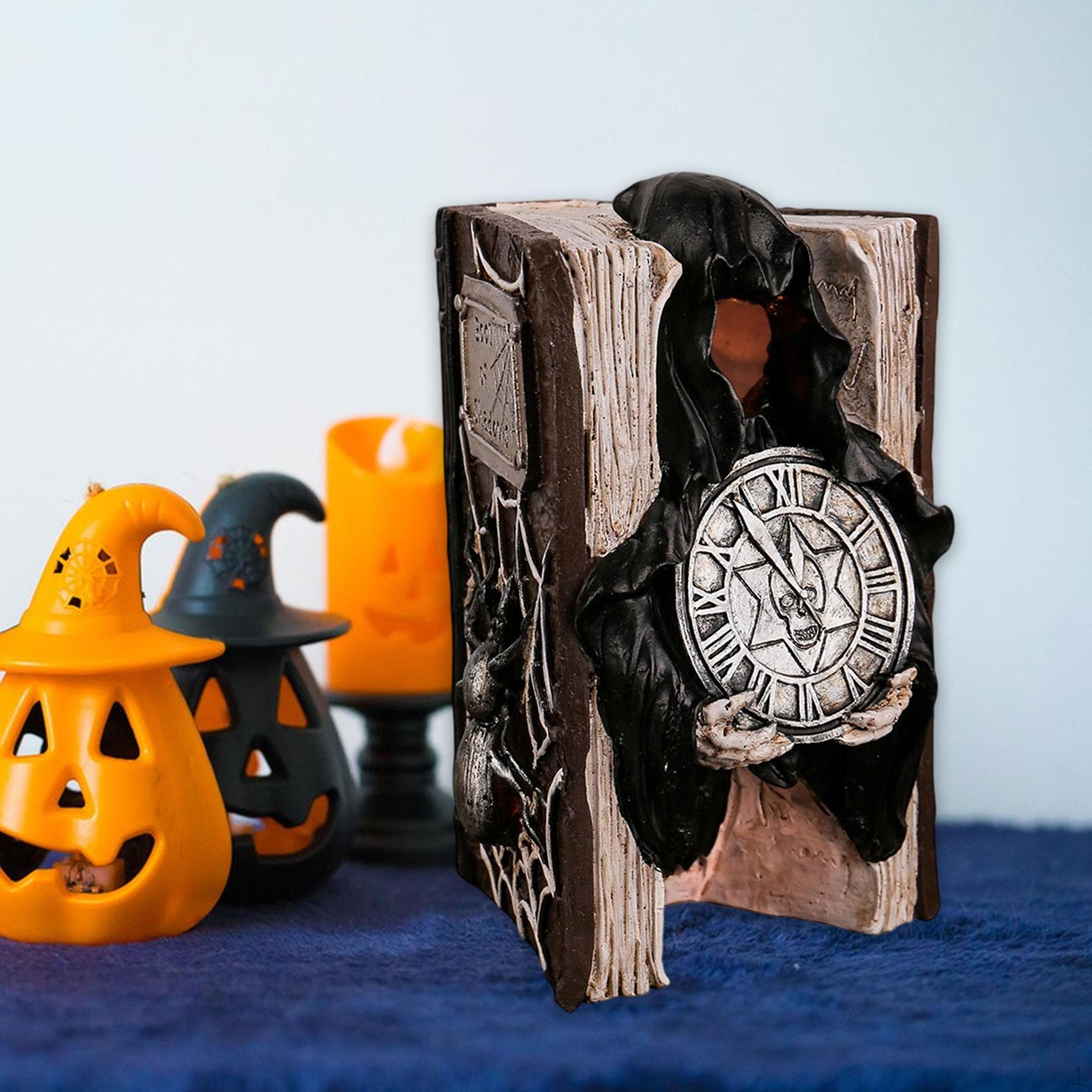 

Хэллоуин Книга Модель Декоративный Жуткий Полимерный Реквизит Орнамент для Стола Книжной Полки В Помещении Камина Spider