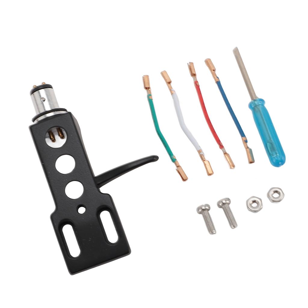 Phono Head  with Wires Aluminum Alloy   Turntable Head   for Replacement