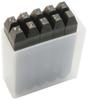 TRUSCO Number Stamp Set, White, 6mm, SK-60