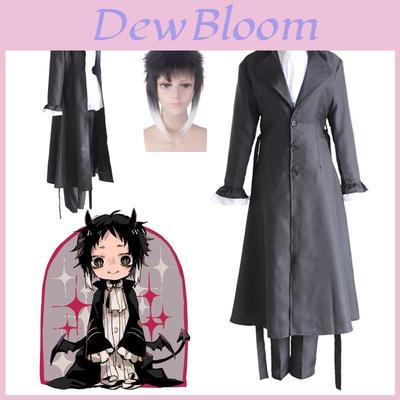Luxe Bungo Stray Dogs Ryunosuke Akutagawa Cosplay Kostuum Met Verfijnd Vakmanschap