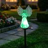 Outdoor Lighting for Lawn Solar Angel Garden Light, LED Yard Stake Waterproof Lights Graveside Memorial Decorative Lamp Cemetery Graveyard Patio