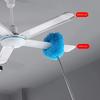 1PC Microfiber Ceiling Fan Duster Extends Up To 80cm Long Handled Dust Locking Reusable Cleaner Brush Home Cleaning Tool