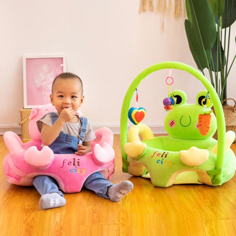Cartoon Baby Kids Sofa Support Seat Cover Learning To Sit Plush Chair w//o Filler