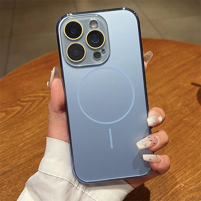 

Color-Block Magnetic Case for iPhone 17 Pro Max, suitable for Apple models 16/15, 13/14, and 12. iPhone 15