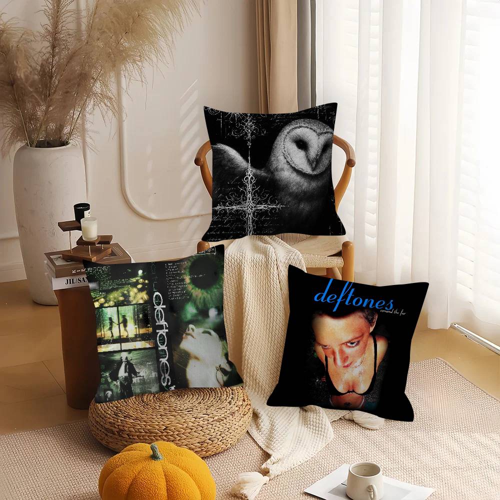 Classic D-Deftones Band   Pillowcase toon Gift Cushion Cover Bedroom Home Sofa Chair Seat Decor pillow case